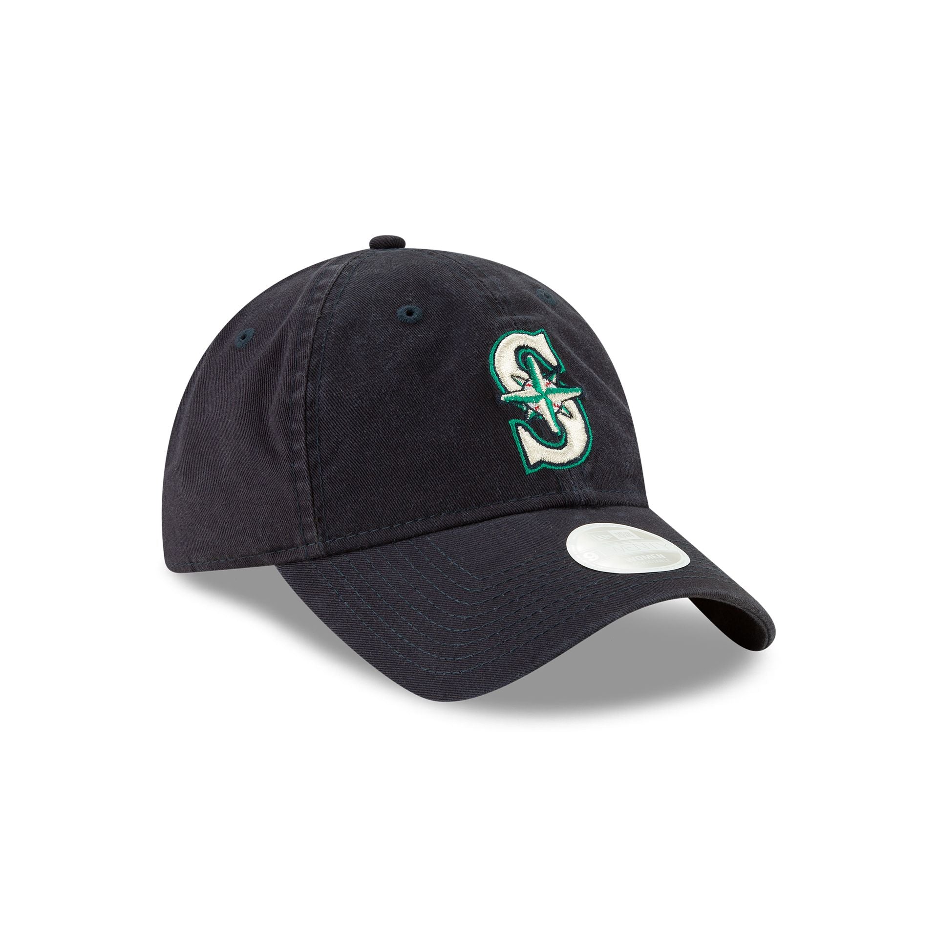 Seattle Mariners Women's Core Classic Navy 9TWENTY Adjustable Hat - Image 3