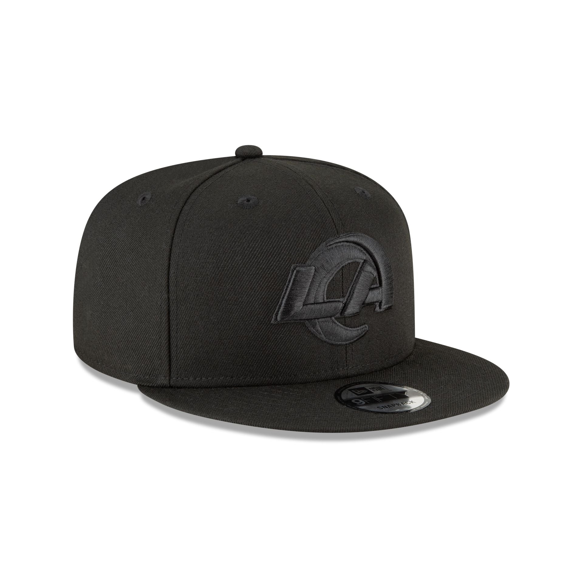 Los Angeles Rams Basic Black on Black 9FIFTY Snapback - Image 3