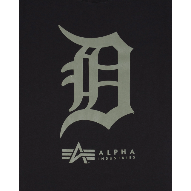 Alpha Industries X Detroit Tigers Black T-Shirt - Image 3