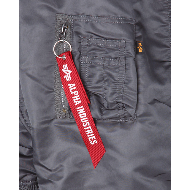 Alpha Industries X New England Patriots Gray MA-1 Bomber Jacket - Image 5