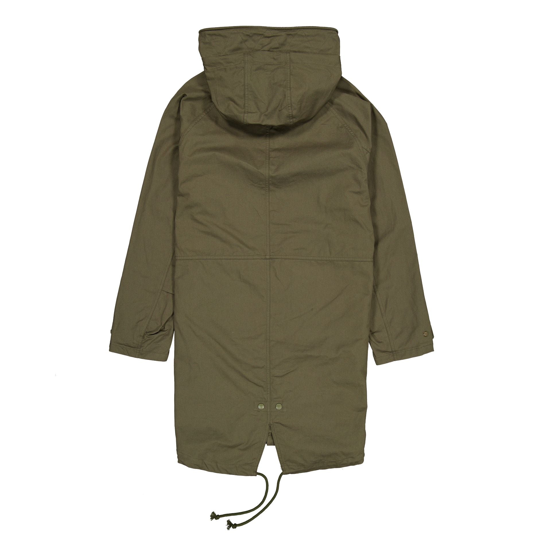New Era Cap Dark Khaki Fishtail Parka Jacket - Image 3
