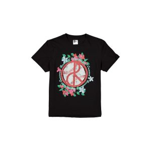 Guerreros de Oaxaca Black Floral T-Shirt