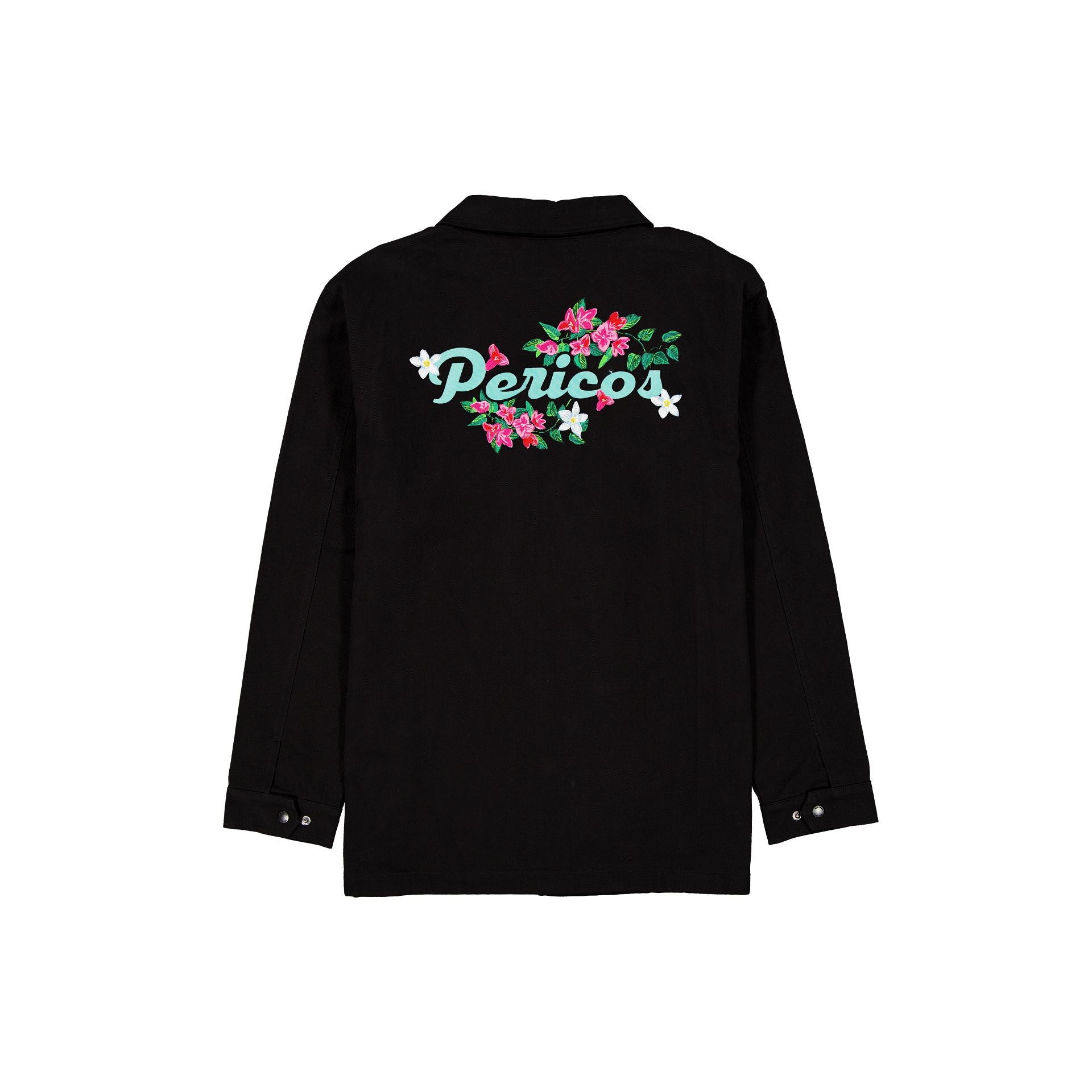 Pericos de Puebla Black Floral Jacket - Image 2