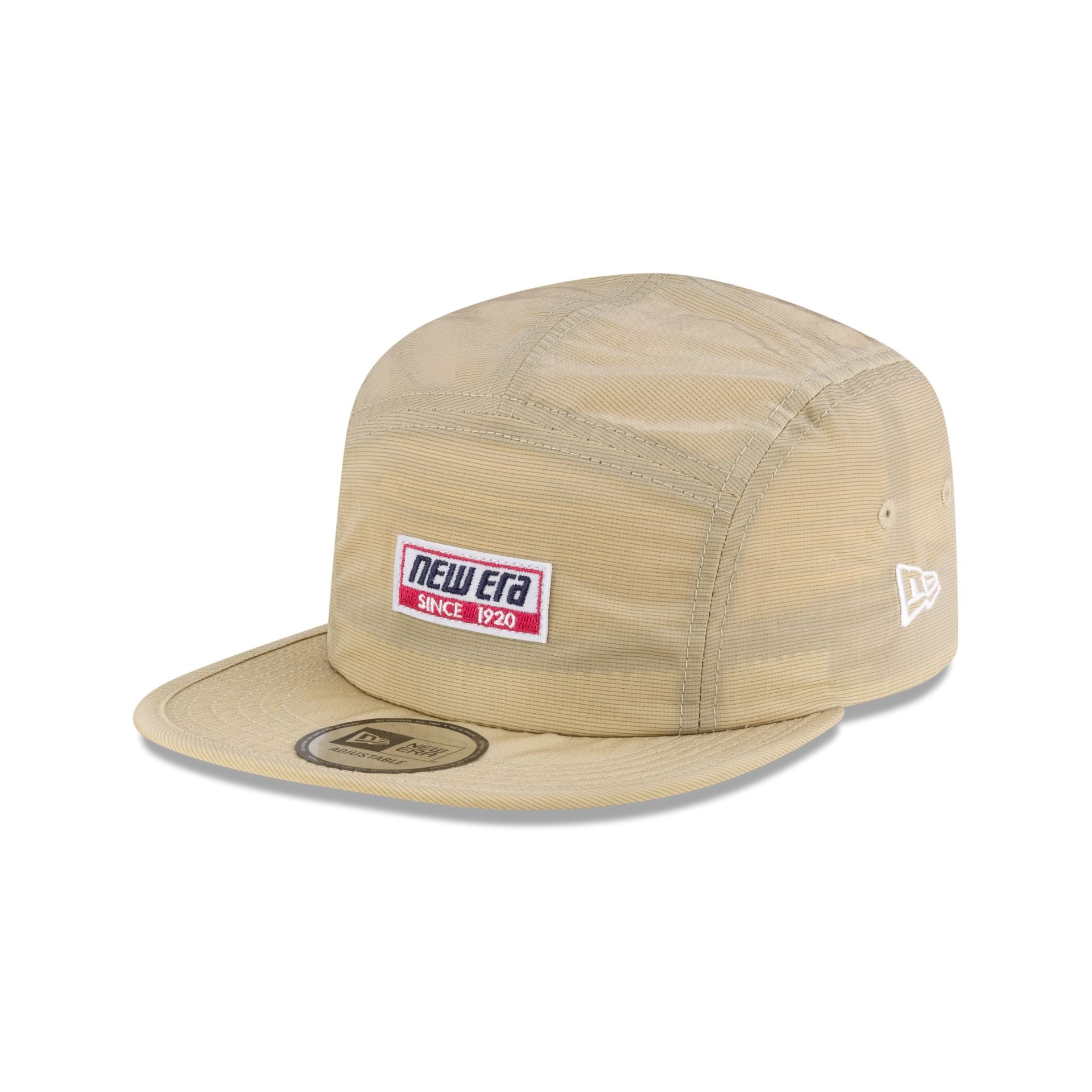 New Era Cap Beige Nylon Camper Strapback Hat