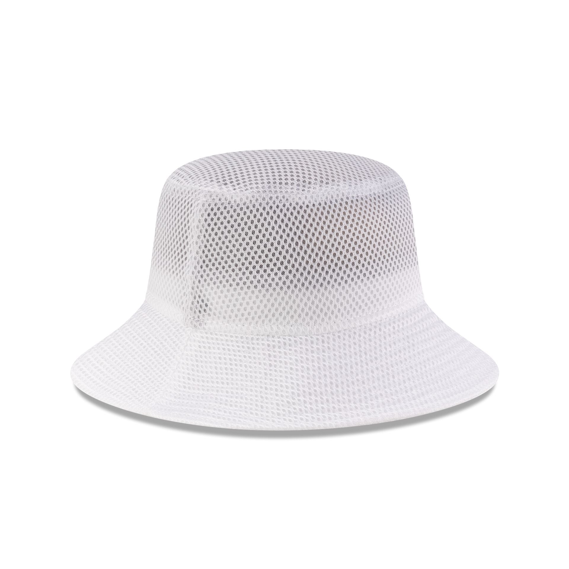 New Era Cap Air Mesh White Bucket Hat - Image 3