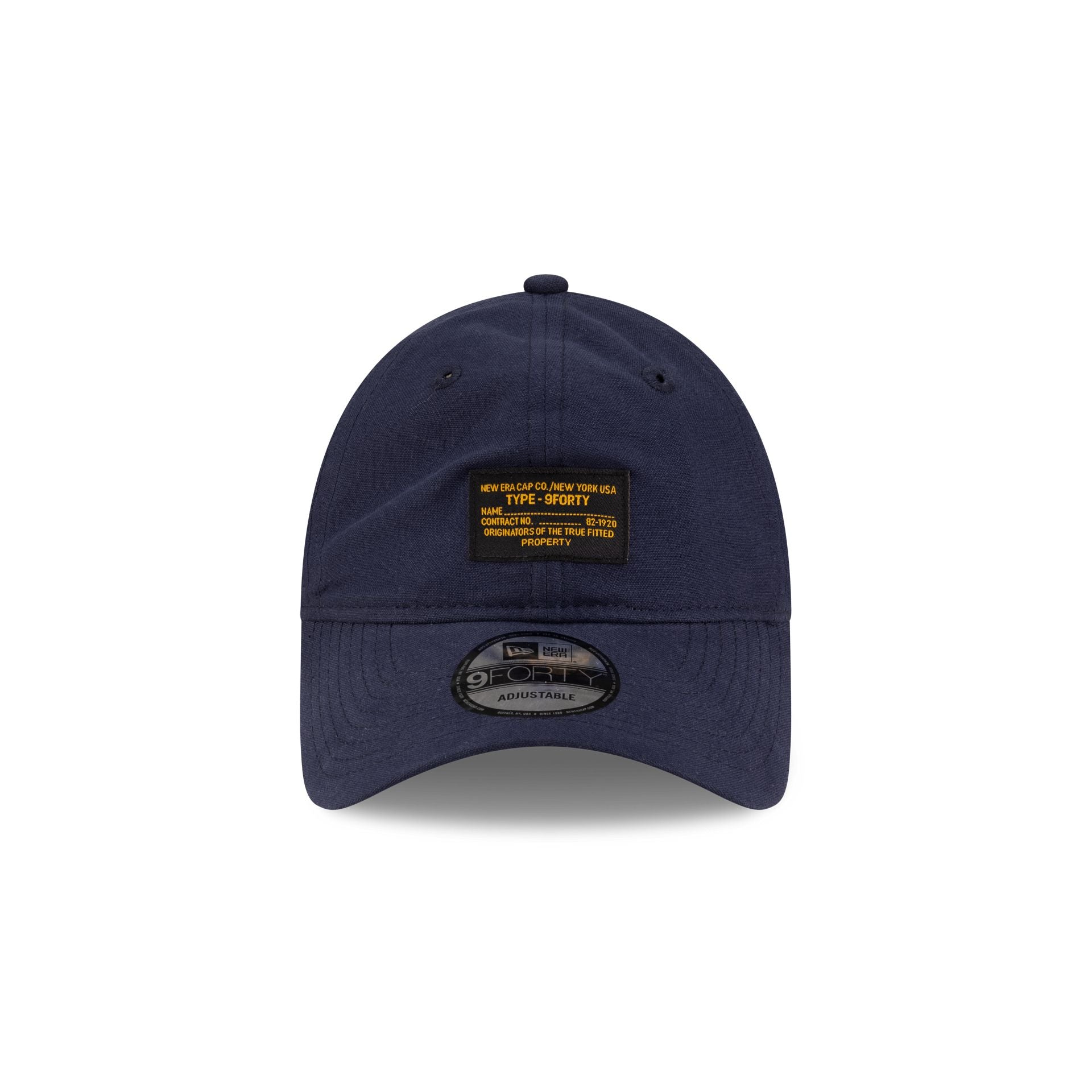 New Era Cap Navy Label 9FORTY Adjustable Hat - Image 2