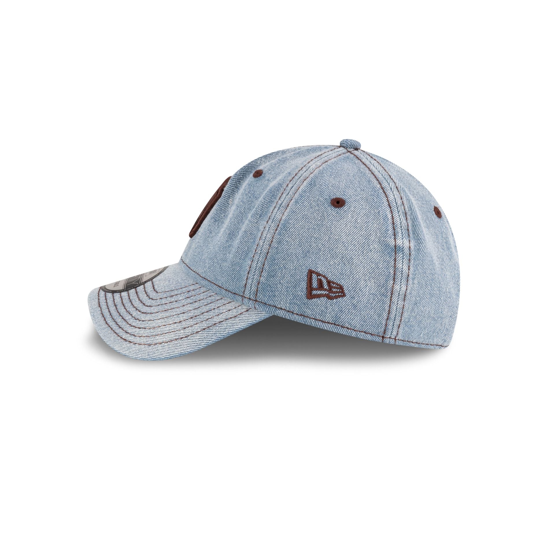 New York Yankees Light Blue Denim 9FORTY Adjustable Hat - Image 4