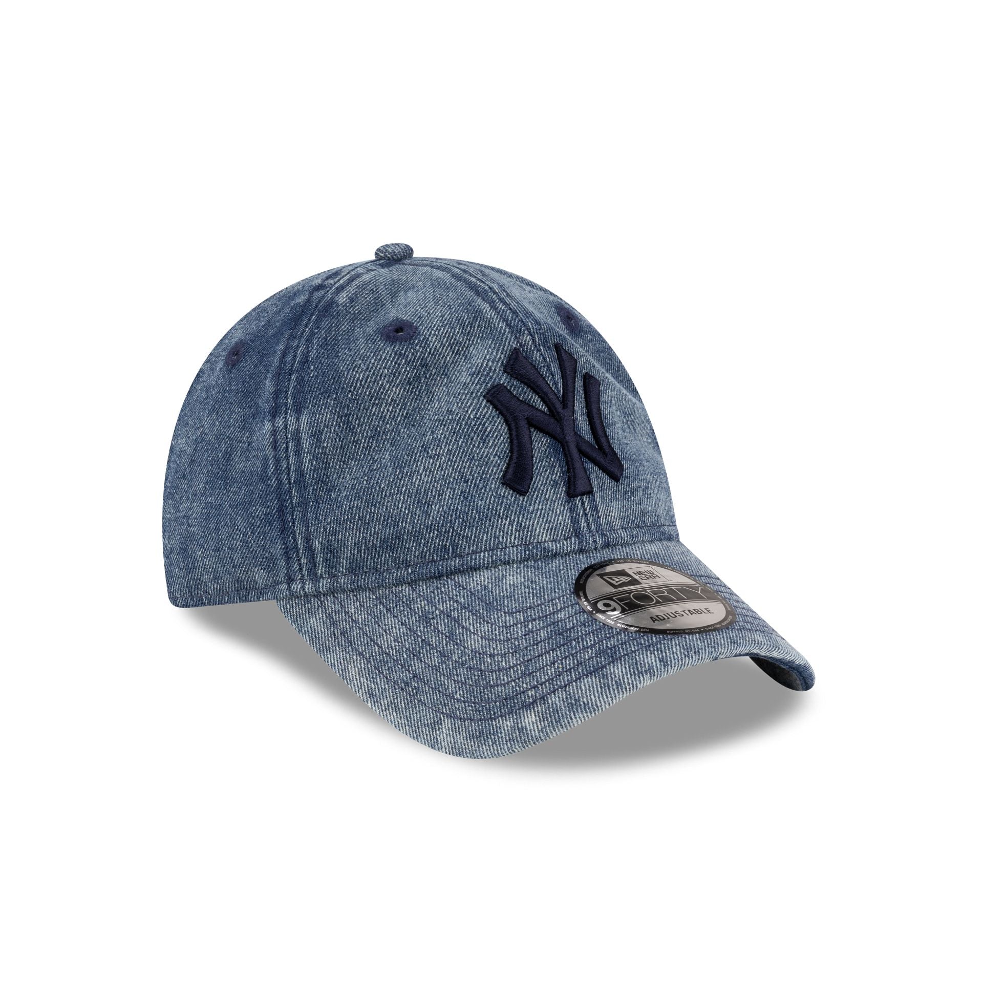New York Yankees Blue Denim 9FORTY Adjustable Hat - Image 3
