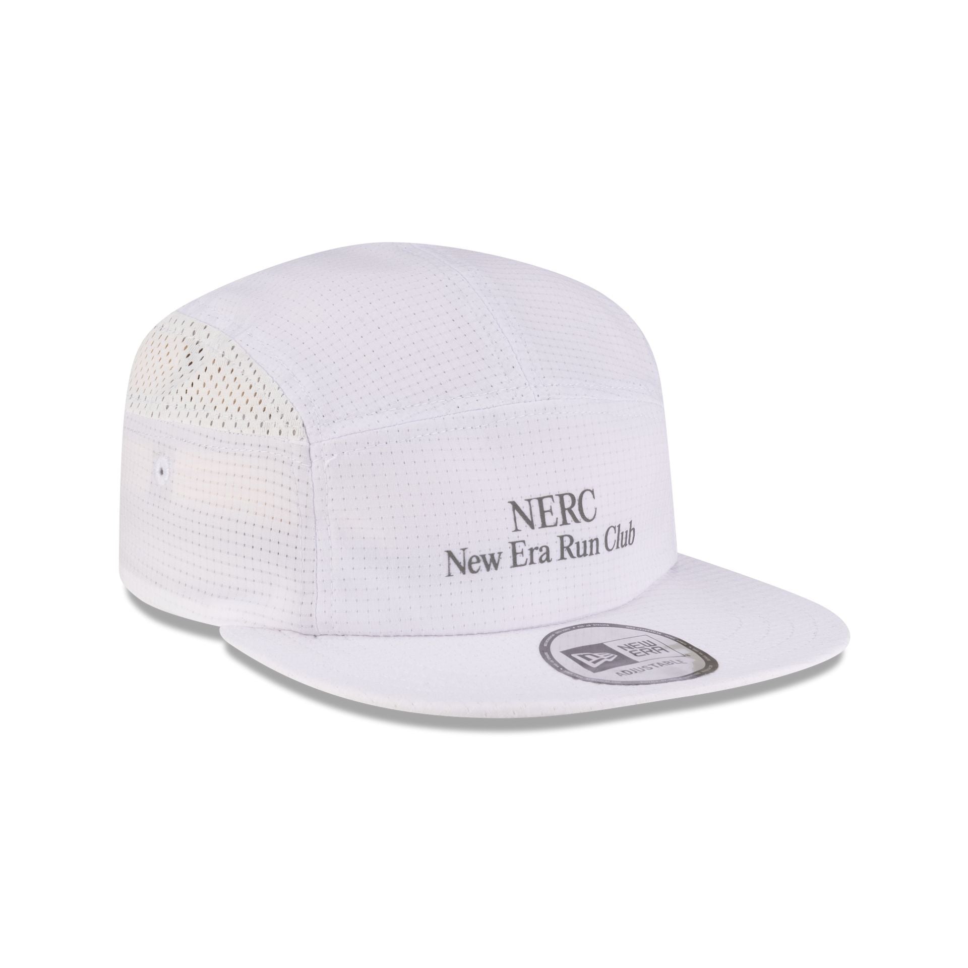New Era Cap Run Club White Camper Strapback Hat - Image 3