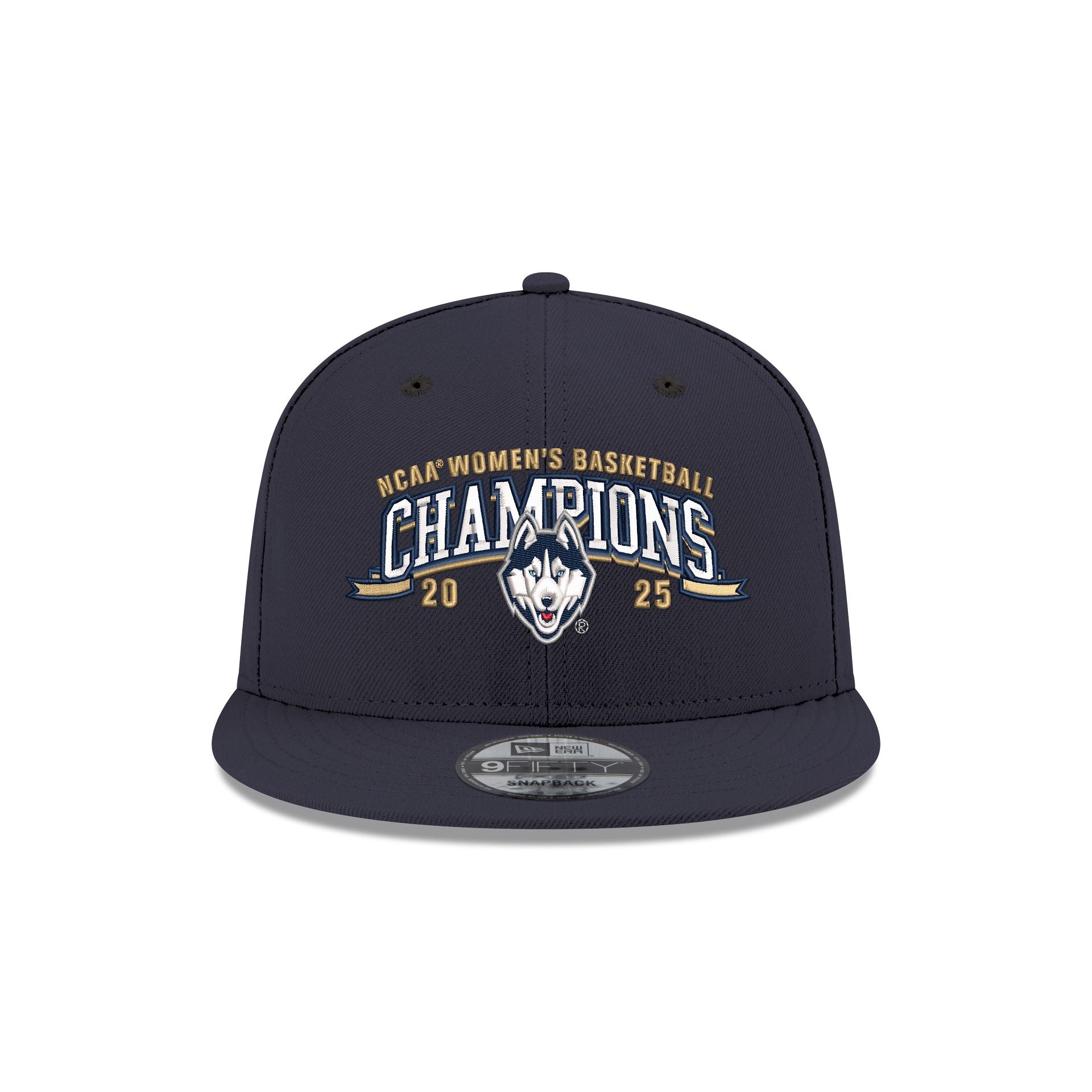 Connecticut Huskies 2025 NCAA Women's Division I Champions 9FIFTY Snapback Hat - Image 2