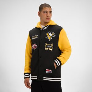 Pittsburgh Penguins Throwback Black Jacket