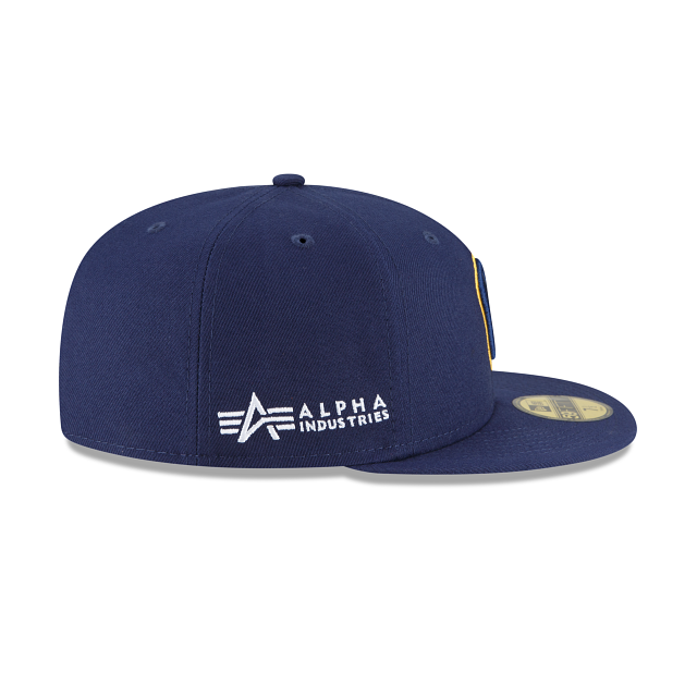 Alpha Industries X Milwaukee Brewers 59FIFTY Fitted Hat - Image 5