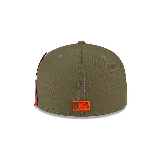 Alpha Industries X Arizona Diamondbacks Green 59FIFTY Fitted Hat - Image 6