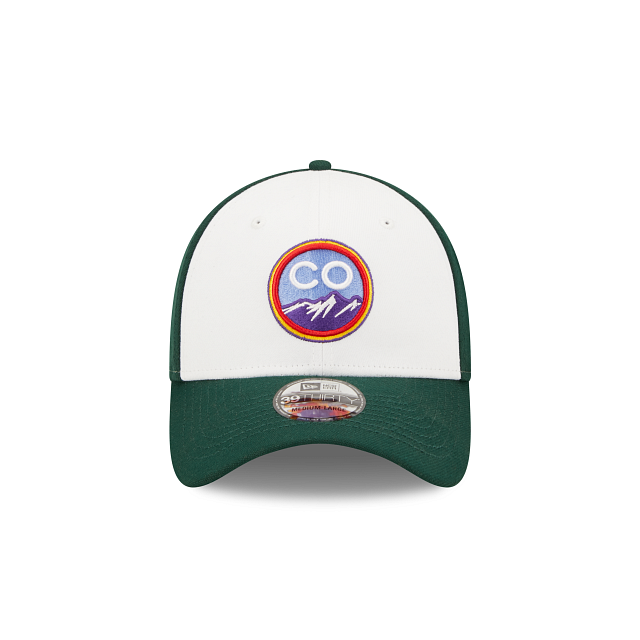 Colorado Rockies City Connect 39THIRTY Stretch Fit Hat - Image 2