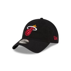 Miami Heat Core Classic Black 9TWENTY Adjustable Hat