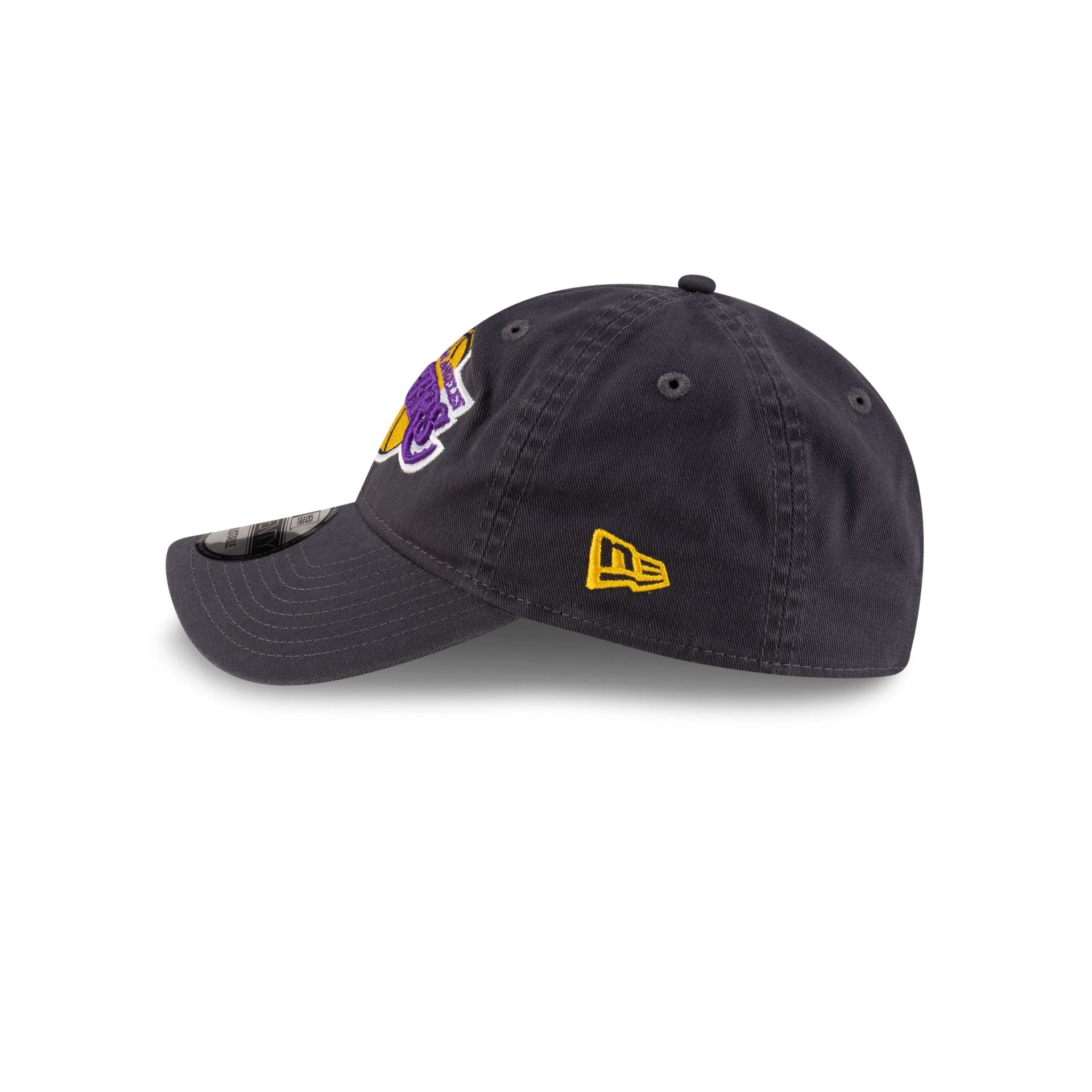 Los Angeles Lakers Core Classic Gray 9TWENTY Adjustable Hat - Image 4