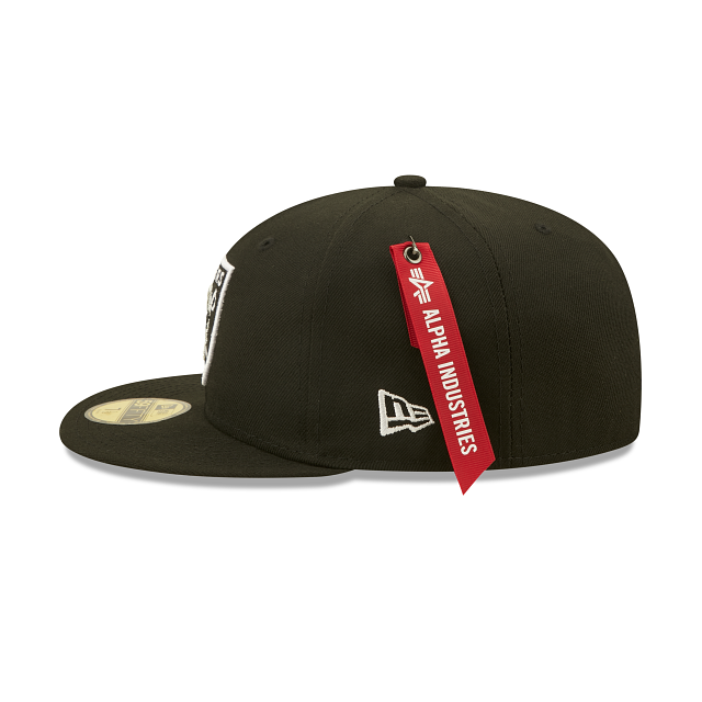Alpha Industries X Las Vegas Raiders 59FIFTY Fitted Hat - Image 4