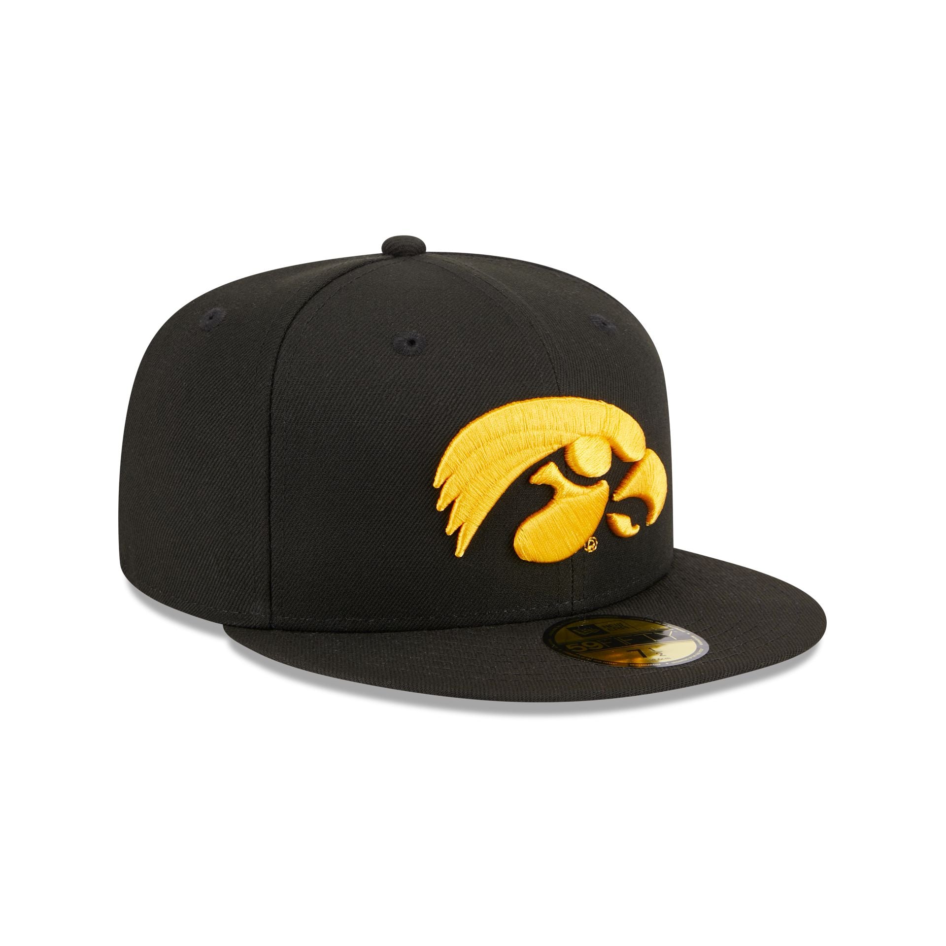 Iowa Hawkeyes Black 59FIFTY Fitted Hat - Image 3