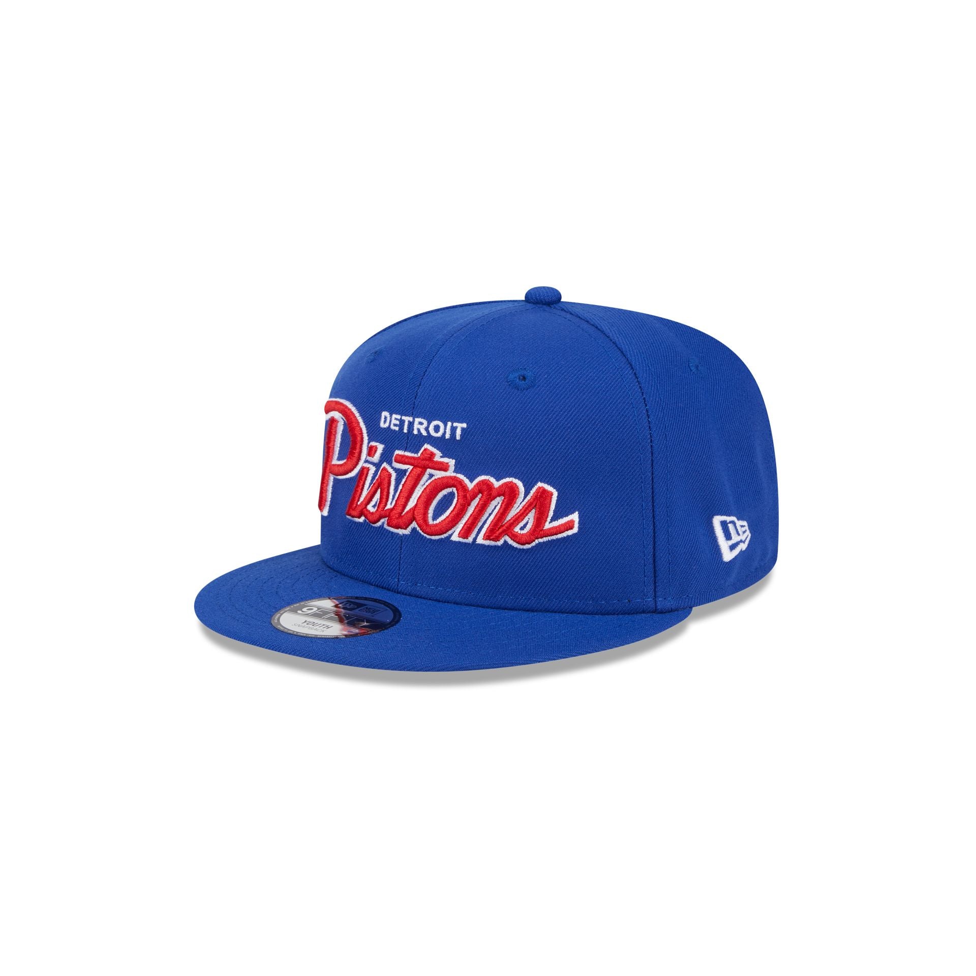 Detroit Pistons Script Kids 9FIFTY Snapback Hat - Image 3
