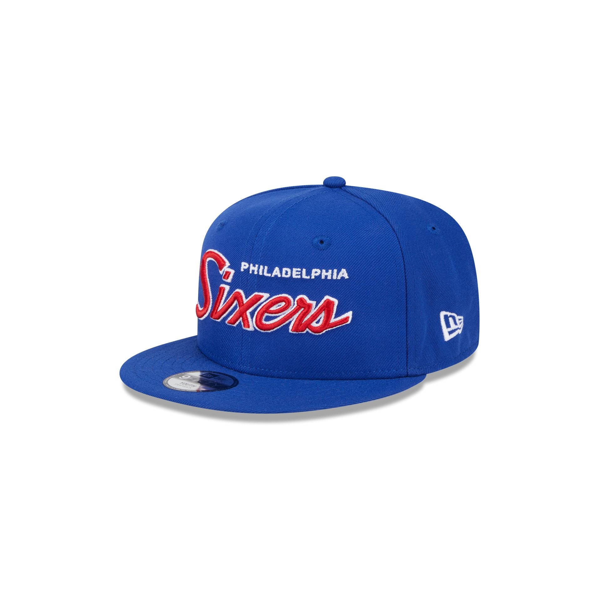 Philadelphia 76ers Script Kids 9FIFTY Snapback Hat - Image 3