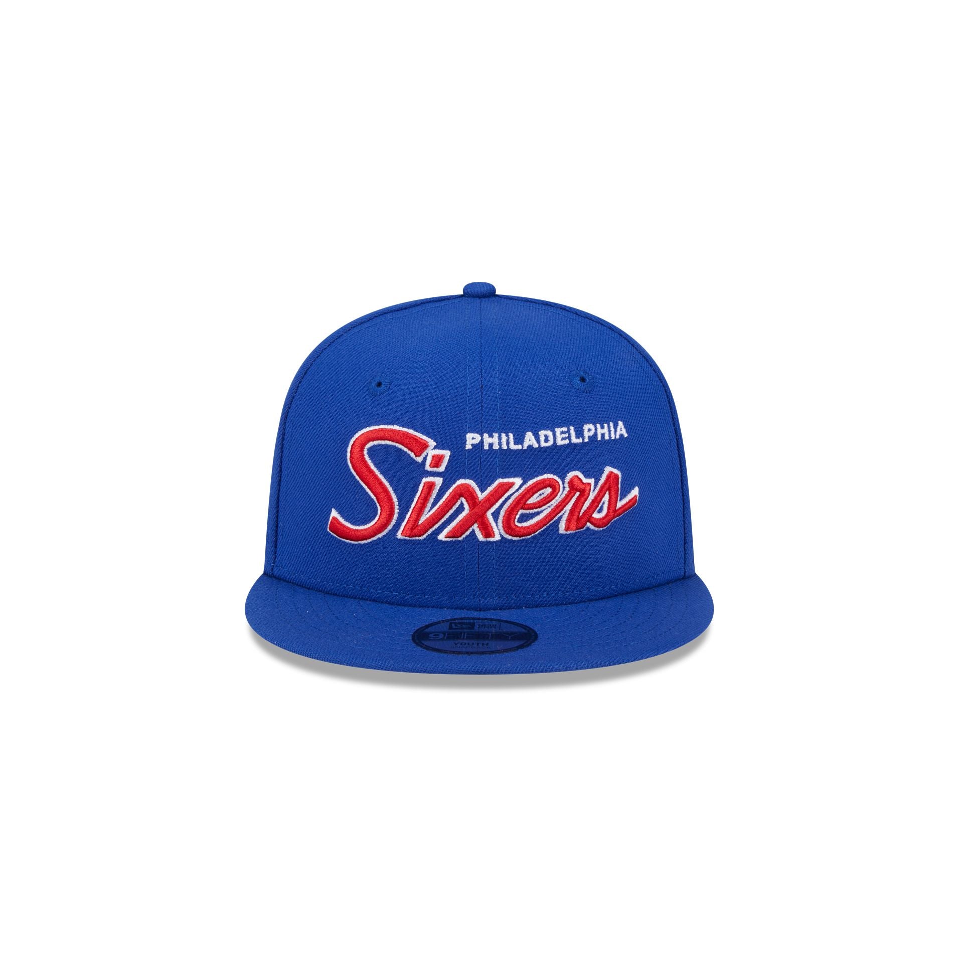 Philadelphia 76ers Script Kids 9FIFTY Snapback Hat - Image 2