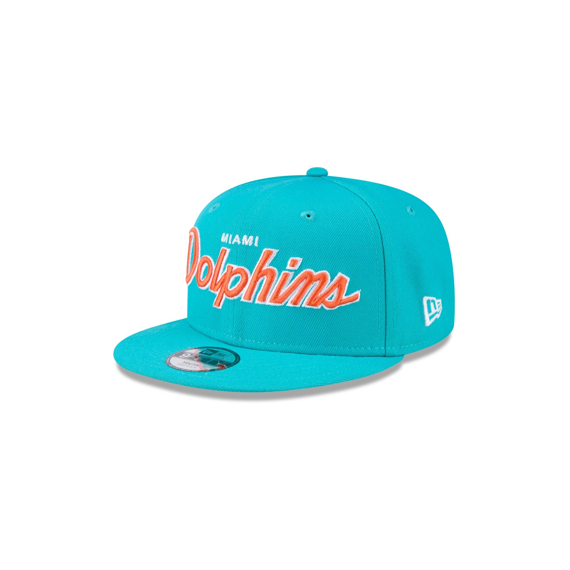 Miami Dolphins Script Kids 9FIFTY Snapback Hat - Image 3