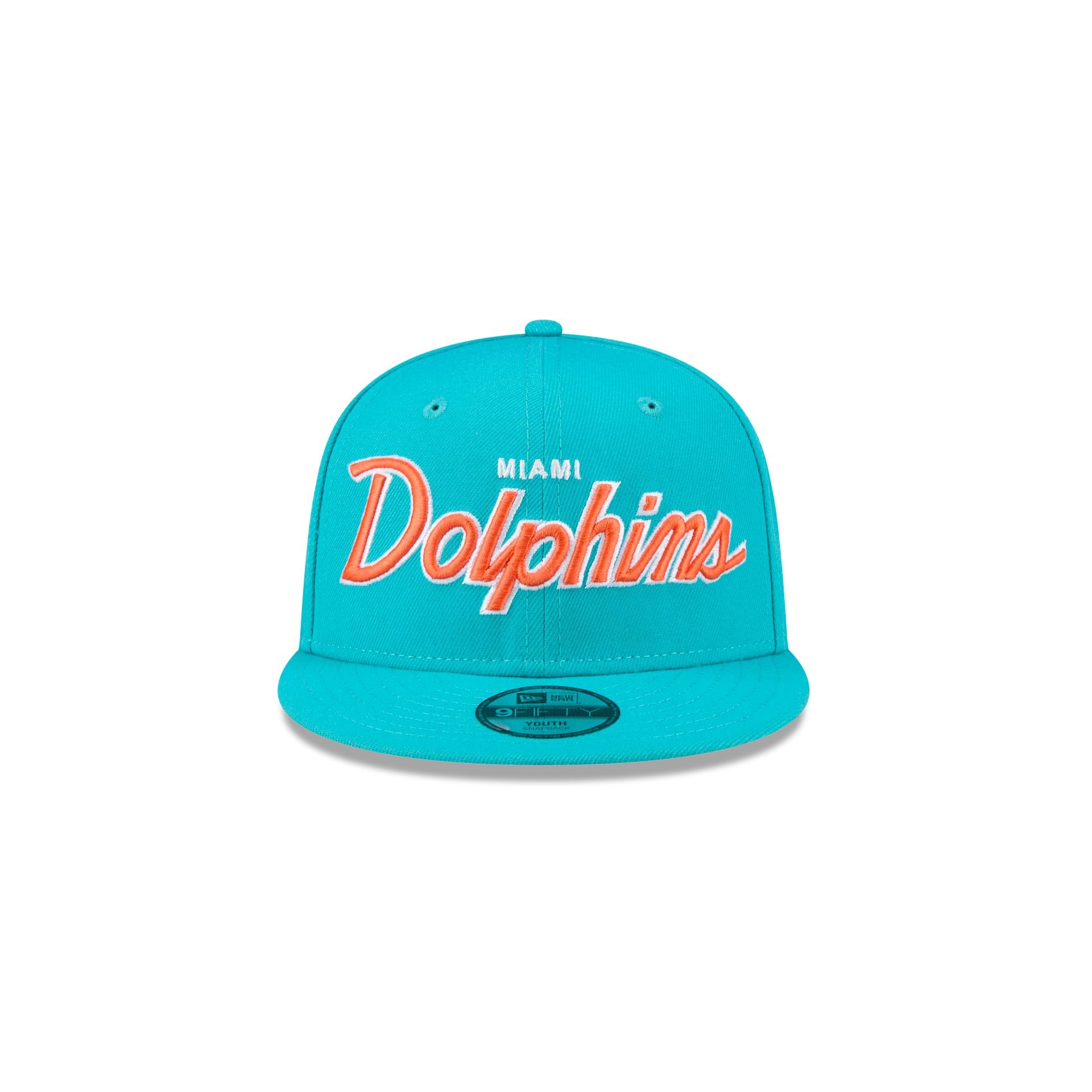 Miami Dolphins Script Kids 9FIFTY Snapback Hat - Image 2