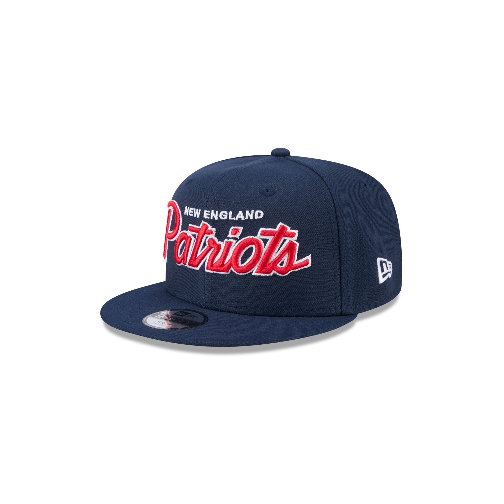 New England Patriots Script Kids 9FIFTY Snapback Hat - Image 3
