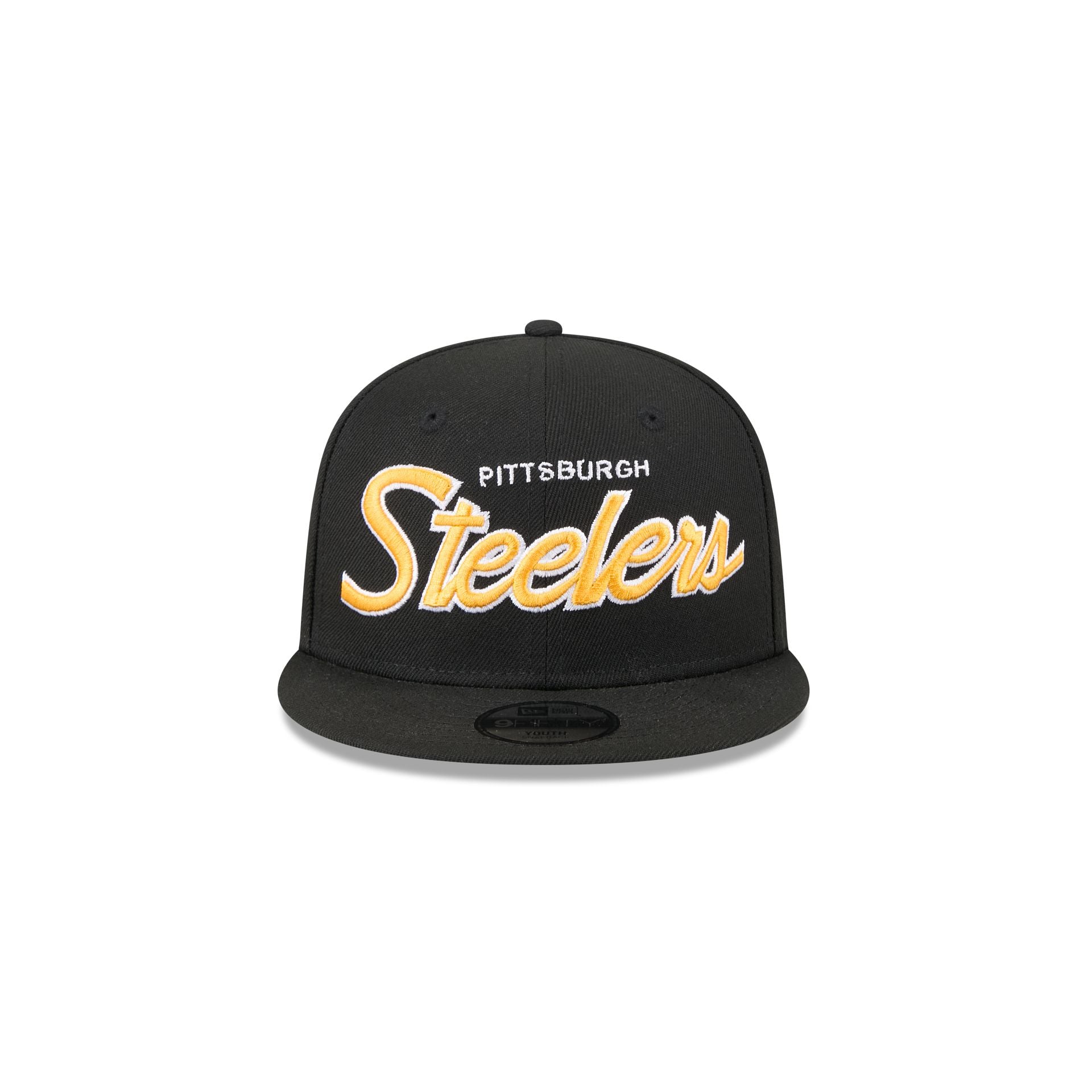Pittsburgh Steelers Script Kids 9FIFTY Snapback Hat - Image 2