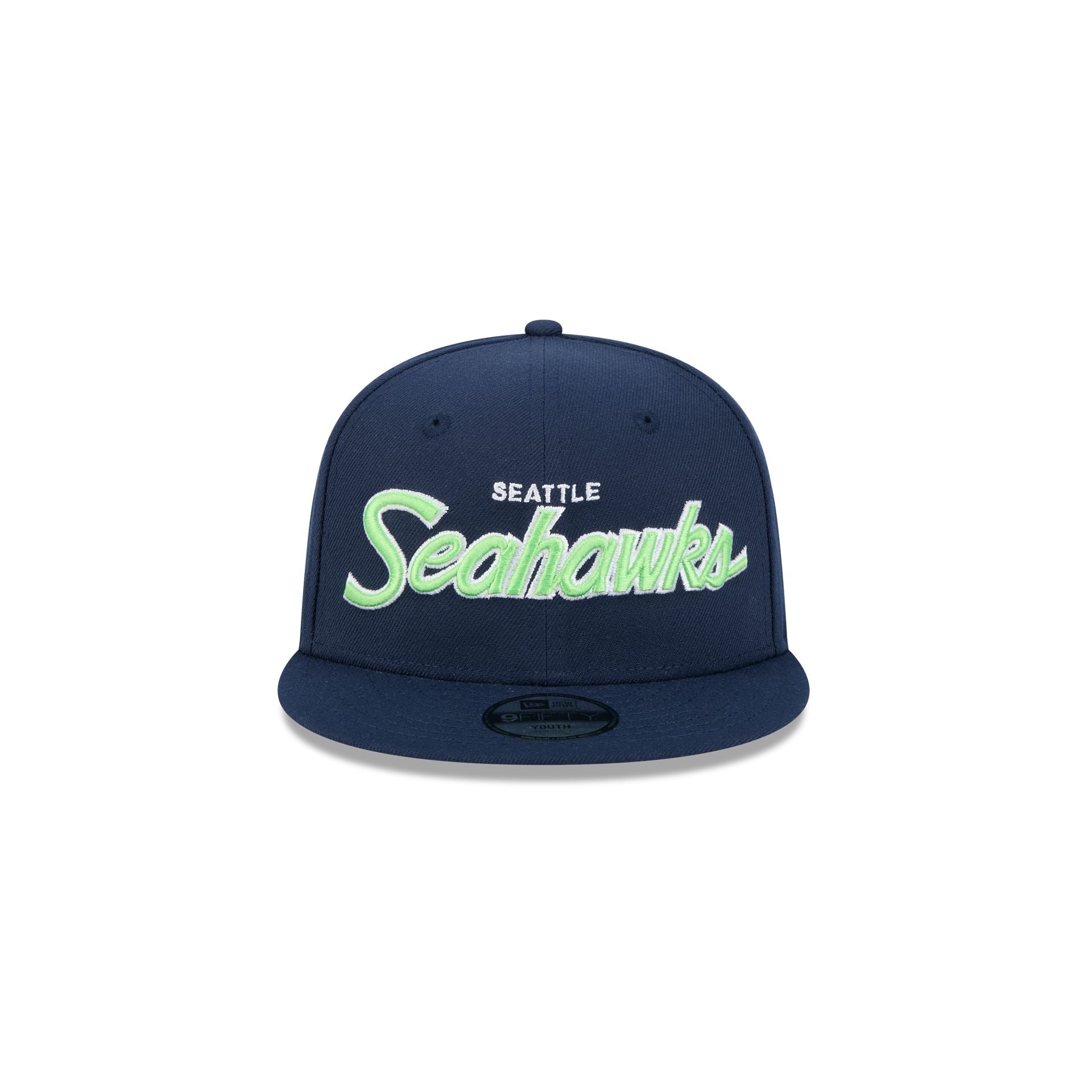 Seattle Seahawks Script Kids 9FIFTY Snapback Hat - Image 2