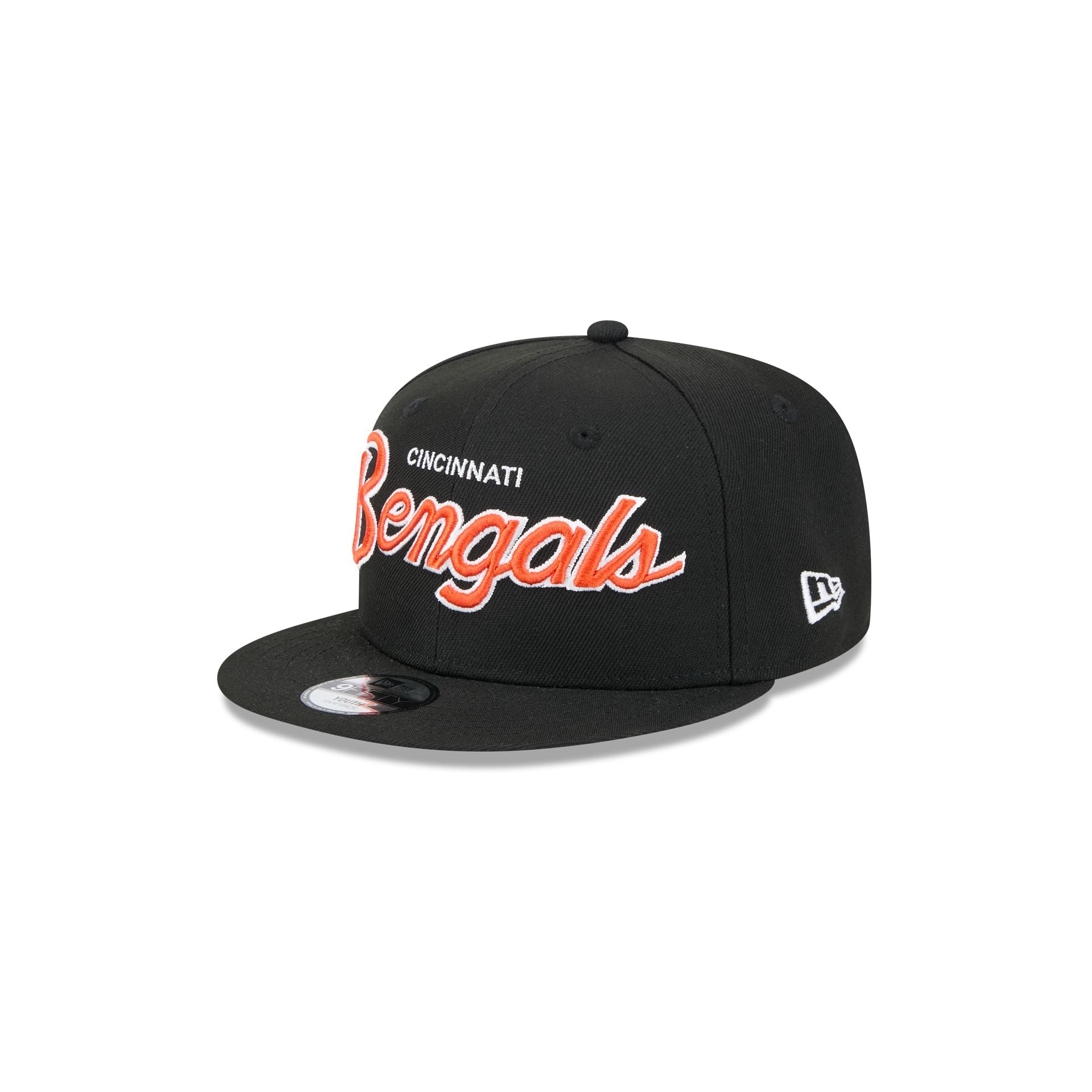 Cincinnati Bengals Script Kids 9FIFTY Snapback Hat - Image 3