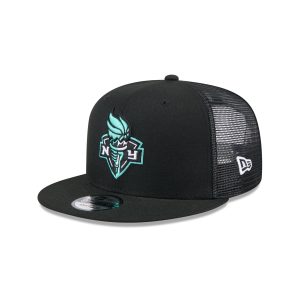 New York Liberty Black 9FIFTY Trucker Hat