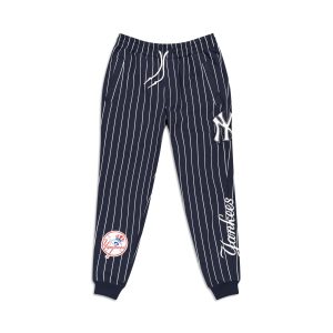 New York Yankees Logo Select Pinstripe Jogger