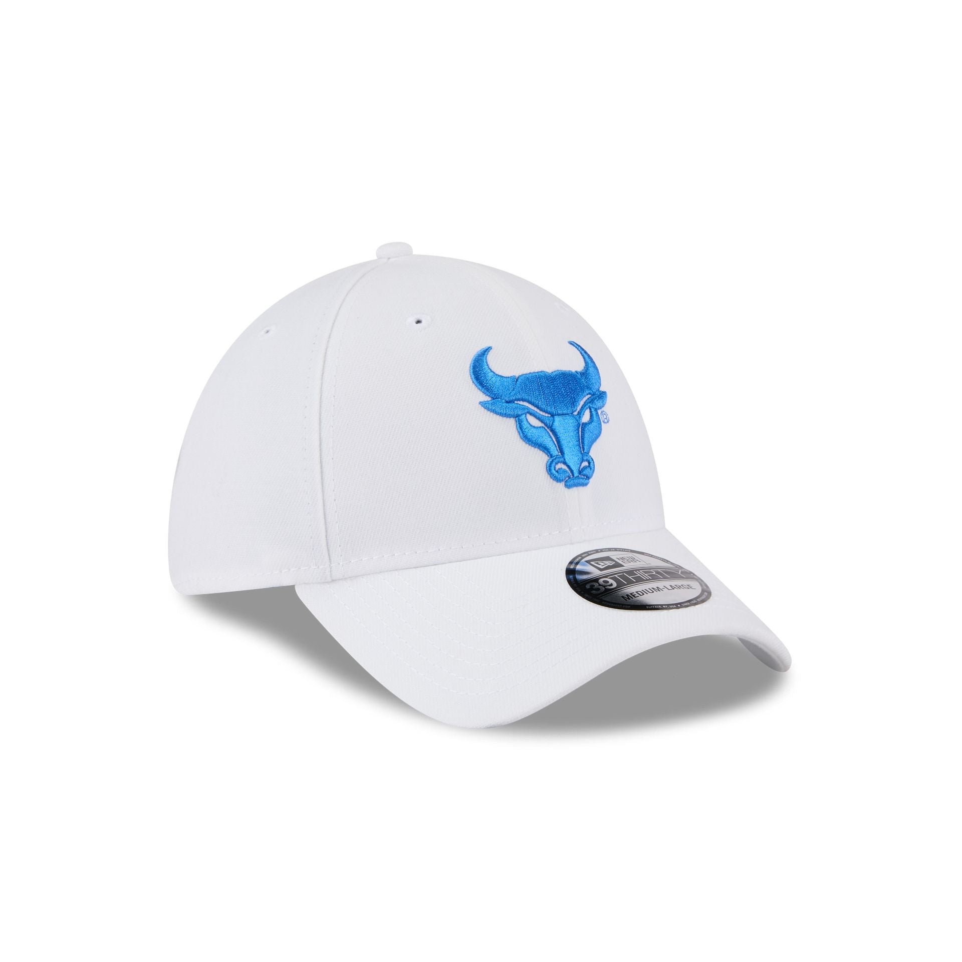 Buffalo Bulls Optic White 39THIRTY Stretch Fit Hat - Image 3