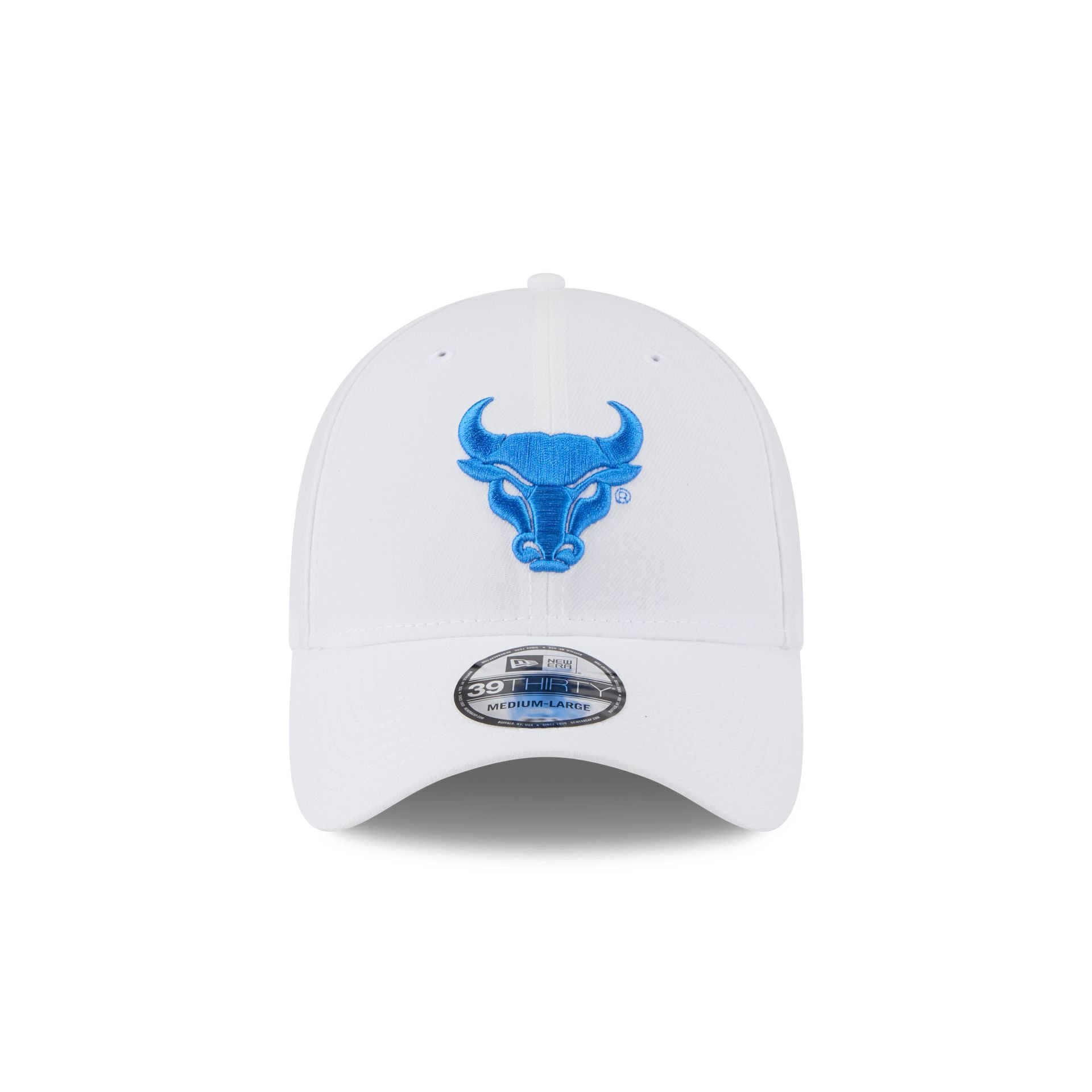Buffalo Bulls Optic White 39THIRTY Stretch Fit Hat - Image 2