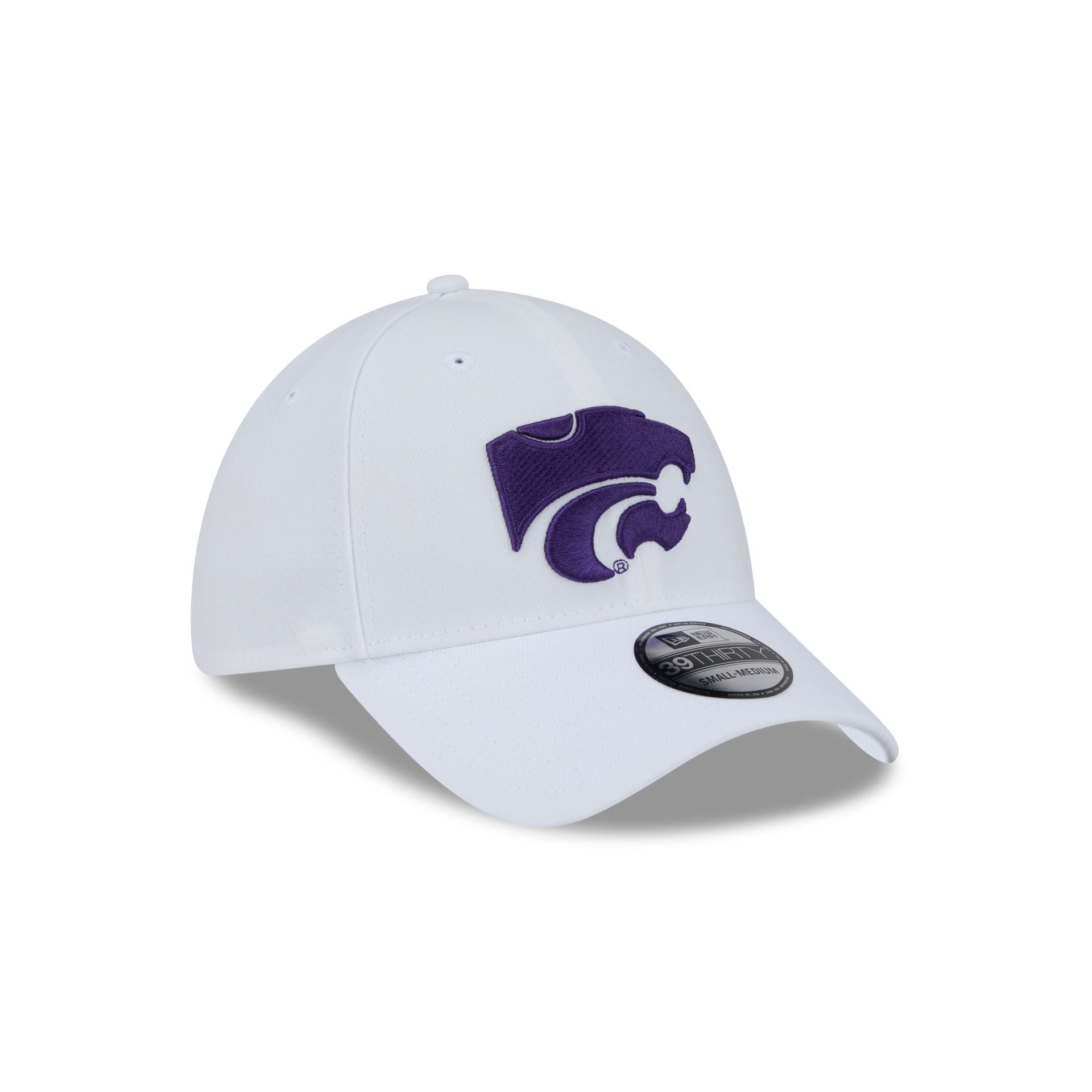 Kansas State Wildcats Optic White 39THIRTY Stretch Fit Hat - Image 3