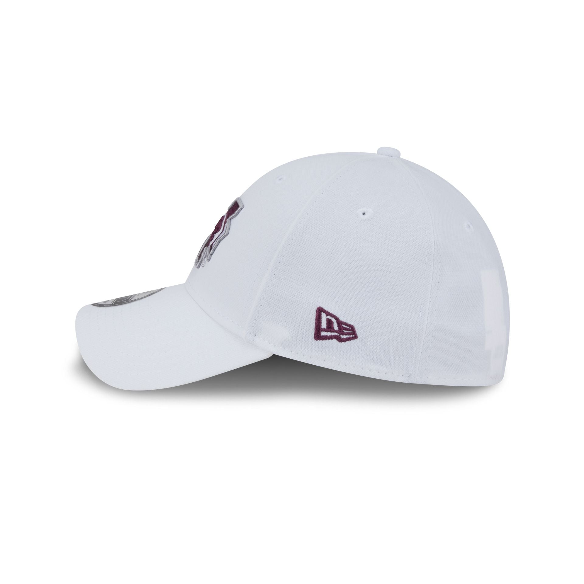 Mississippi State Bulldogs Optic White 39THIRTY Stretch Fit Hat - Image 4