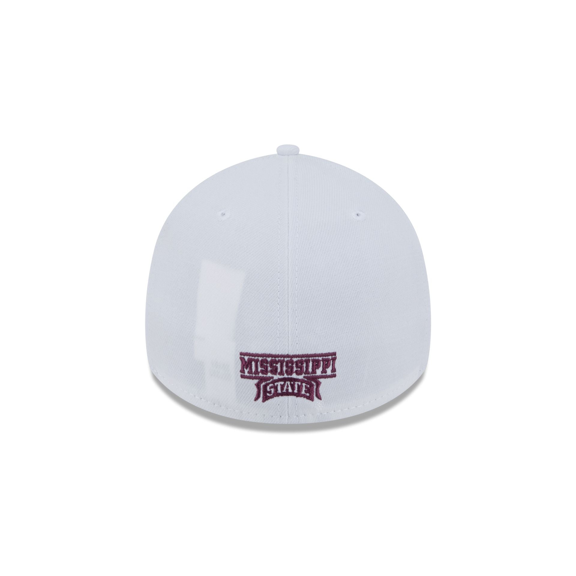 Mississippi State Bulldogs Optic White 39THIRTY Stretch Fit Hat - Image 6