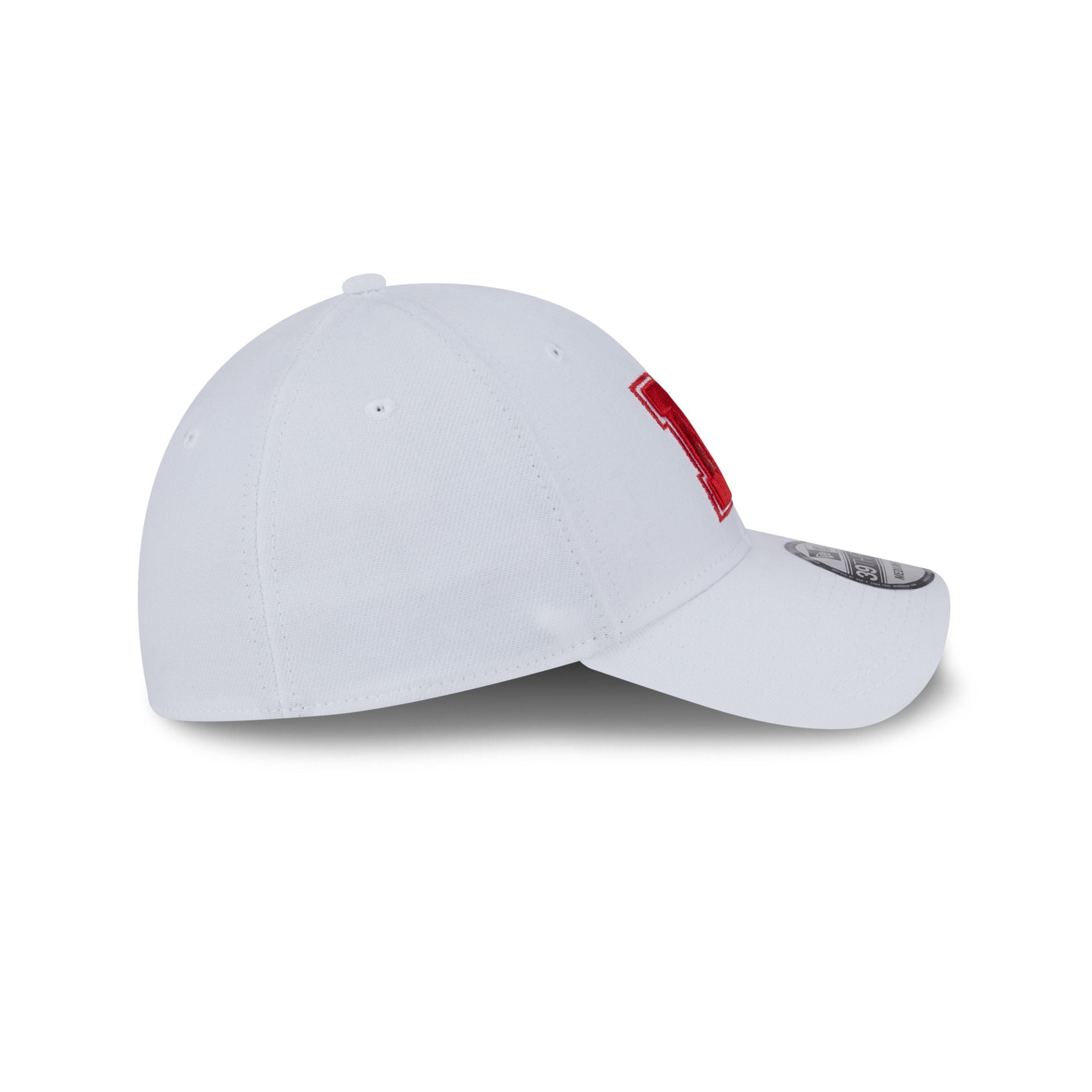 Nebraska Cornhuskers Optic White 39THIRTY Stretch Fit Hat - Image 5