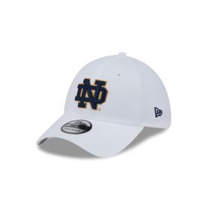 Notre Dame Fighting Irish Optic White 39THIRTY Stretch Fit Hat