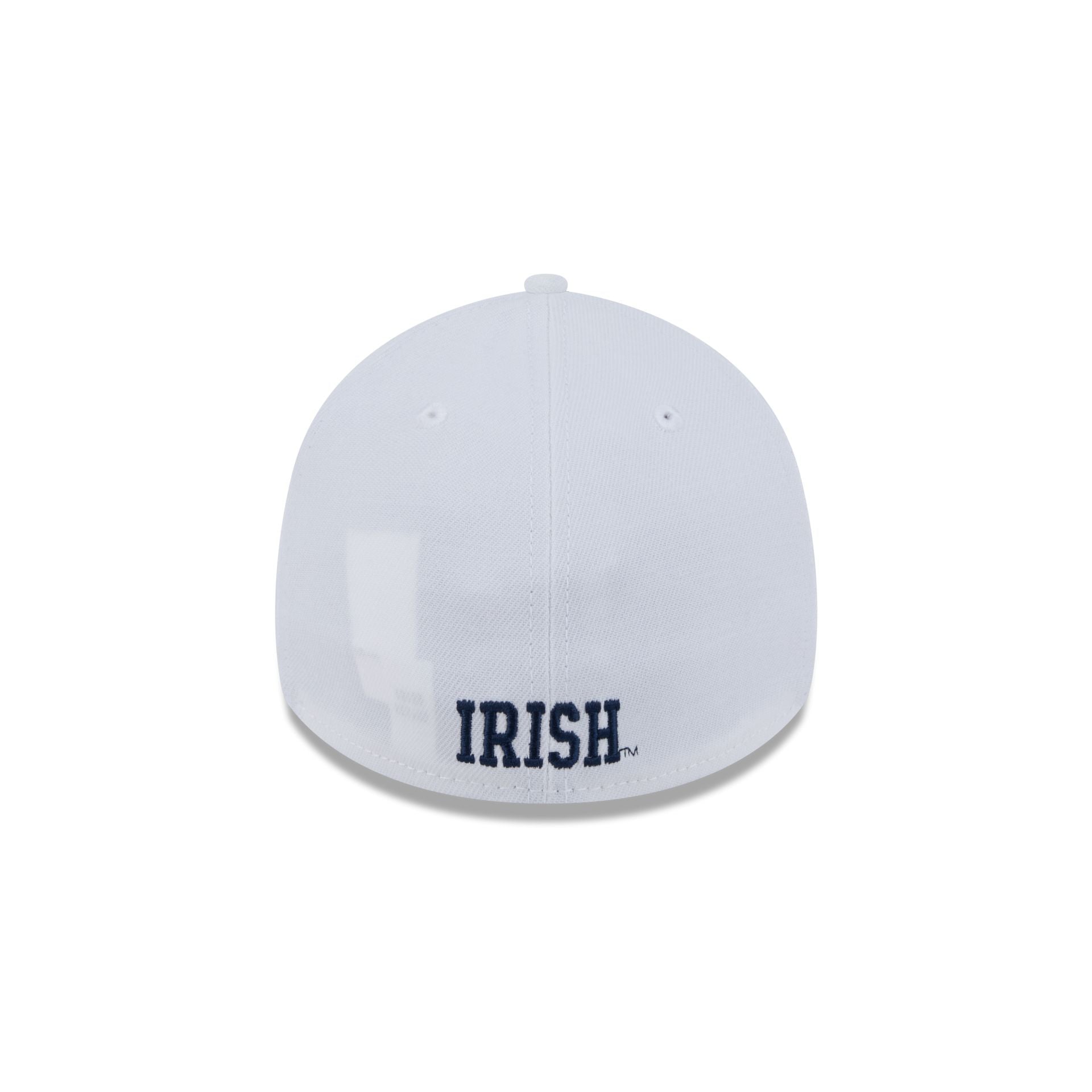 Notre Dame Fighting Irish Optic White 39THIRTY Stretch Fit Hat - Image 6