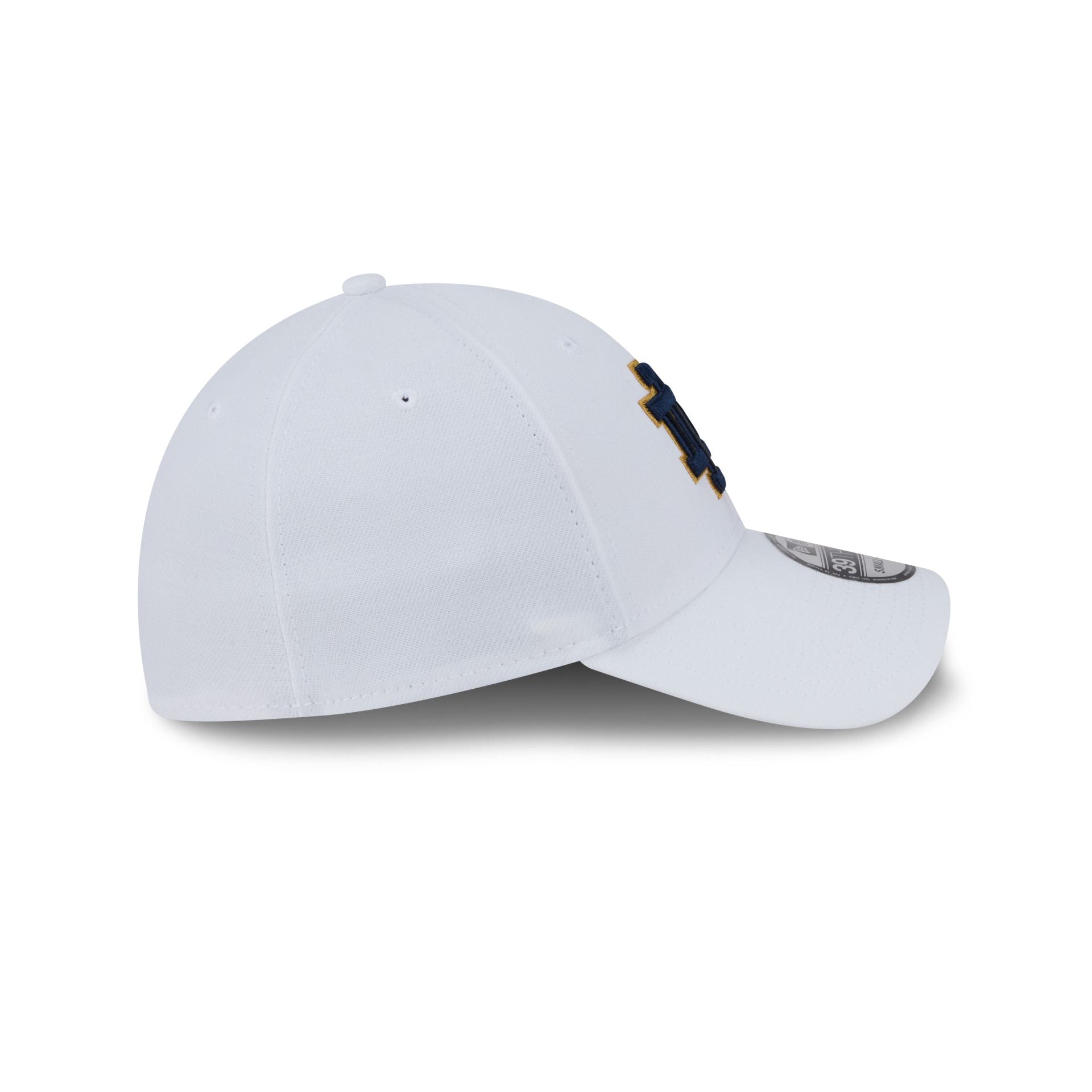 Notre Dame Fighting Irish Optic White 39THIRTY Stretch Fit Hat - Image 5