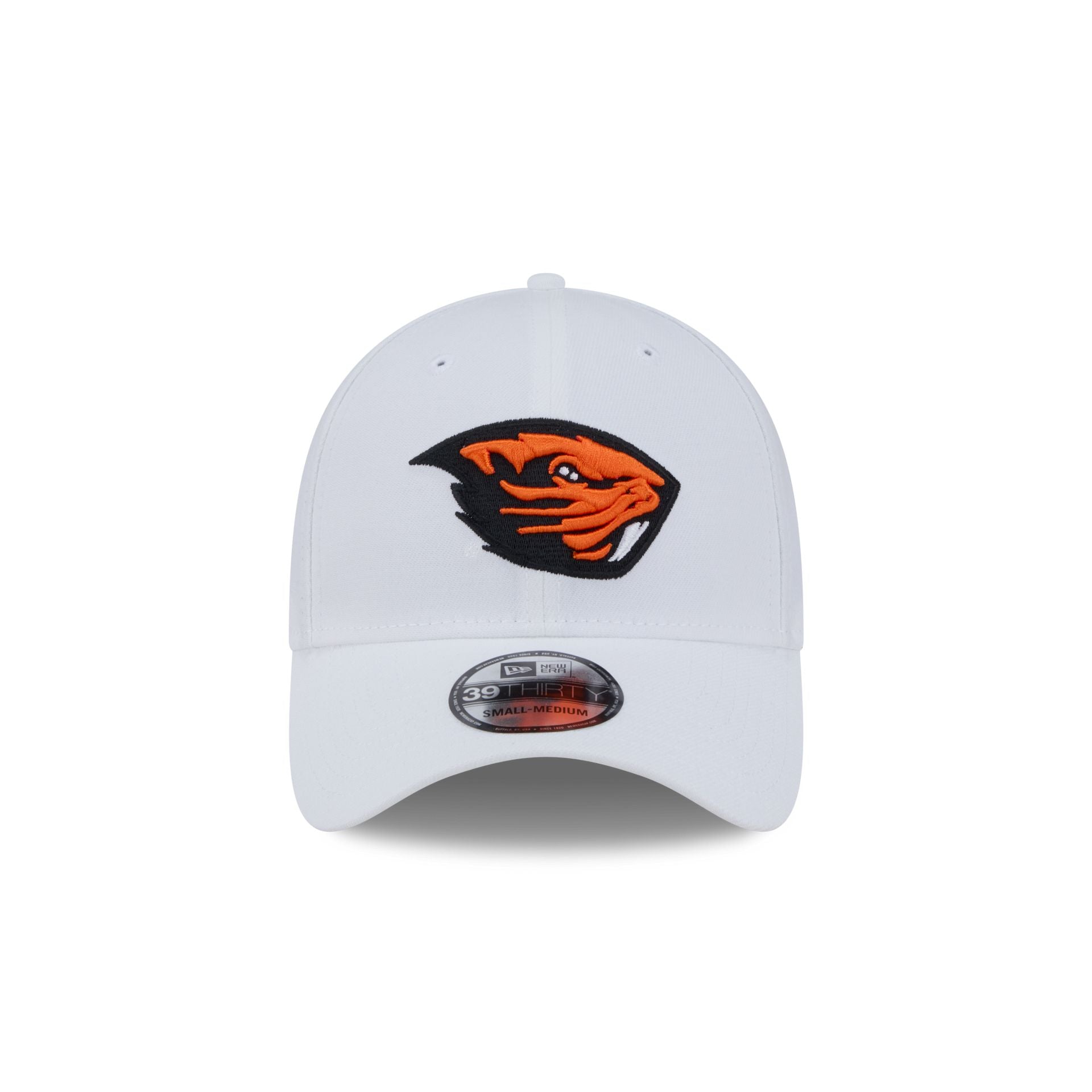 Oregon State Beavers Optic White 39THIRTY Stretch Fit Hat - Image 2