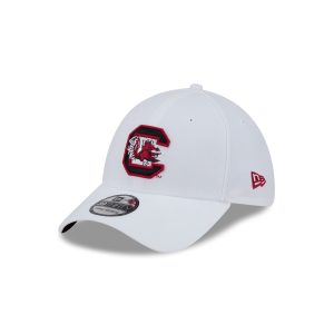 South Carolina Gamecocks Optic White 39THIRTY Stretch Fit Hat