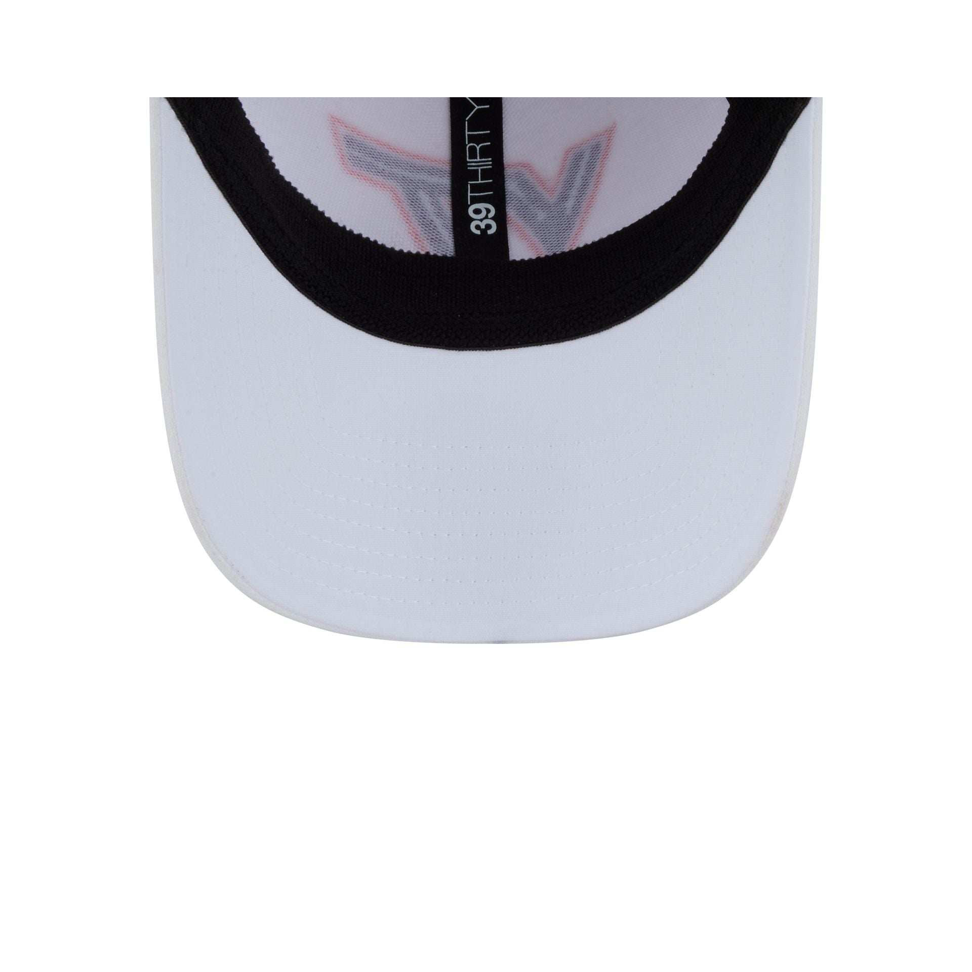 Virginia Tech Hokies Optic White 39THIRTY Stretch Fit Hat - Image 7