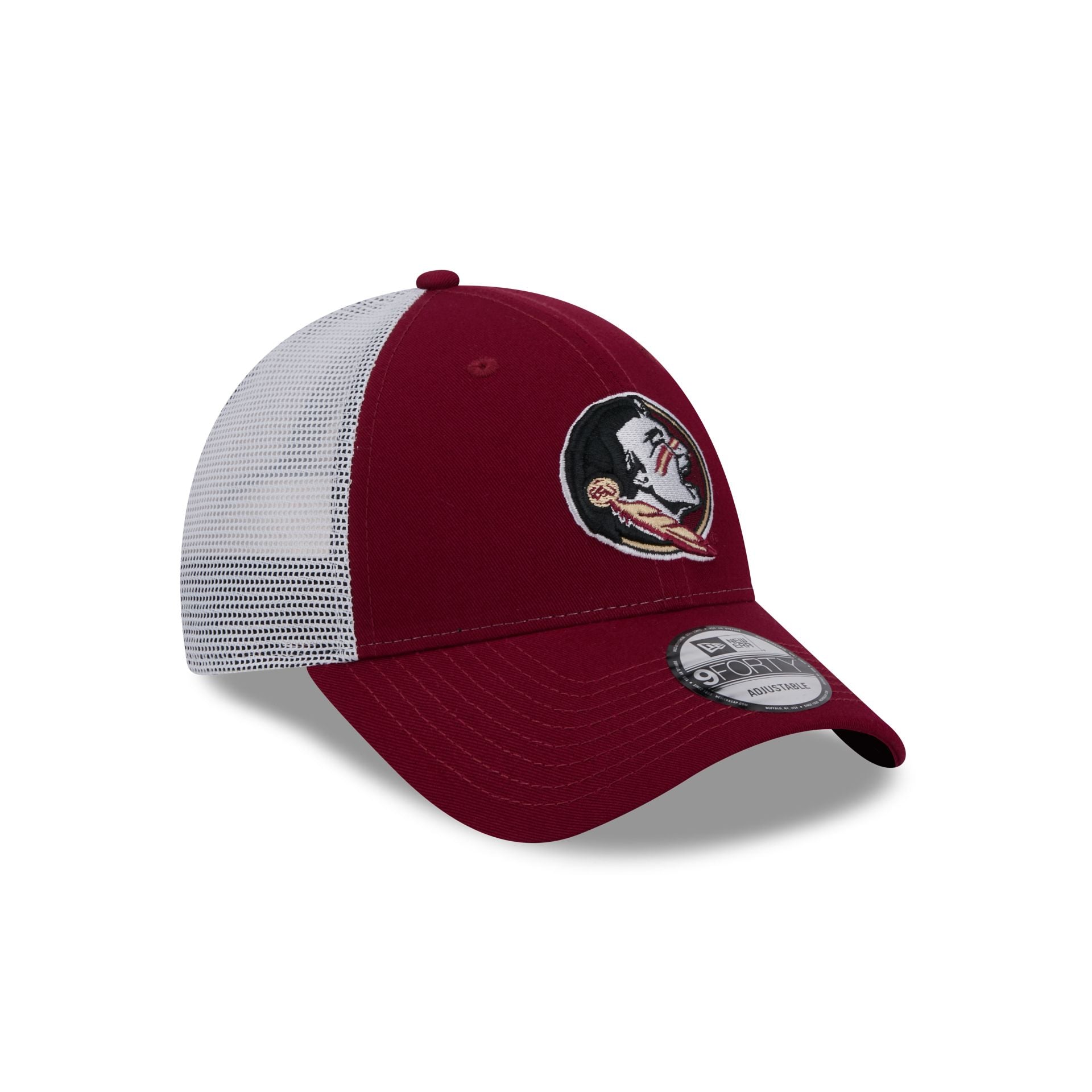 Florida State Seminoles Garnet 9FORTY Trucker Hat - Image 3