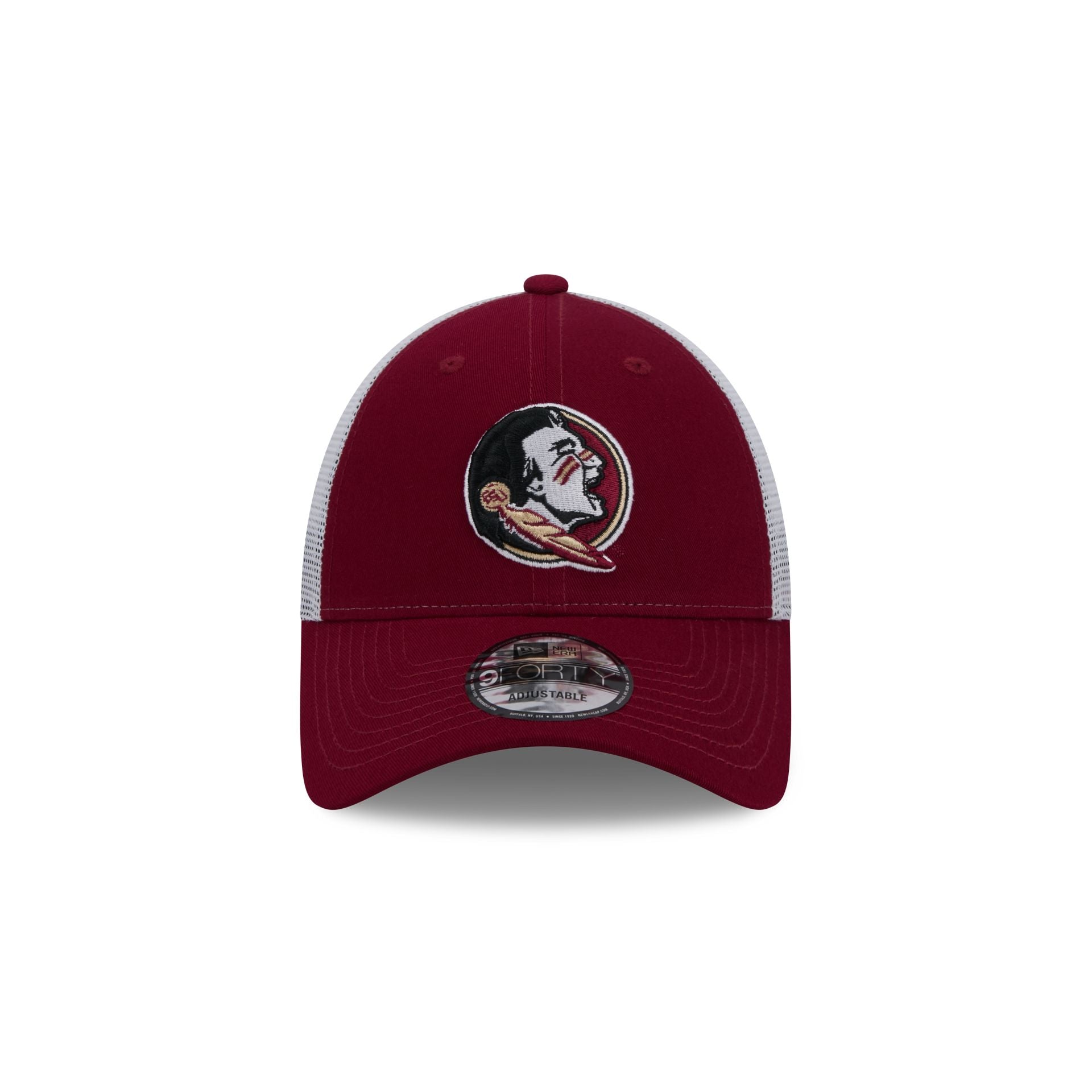 Florida State Seminoles Garnet 9FORTY Trucker Hat - Image 2