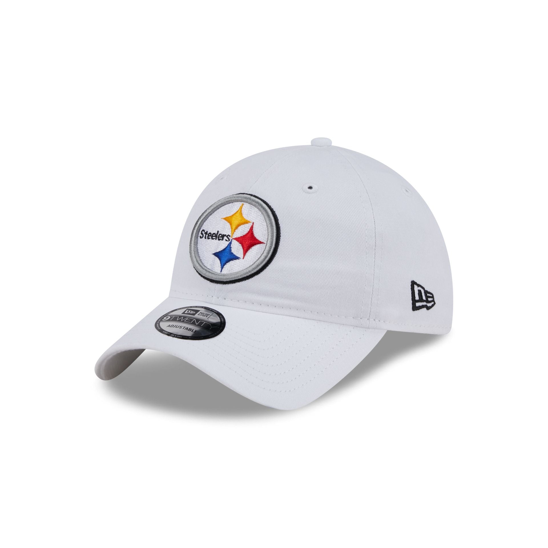 Pittsburgh Steelers White 9TWENTY Adjustable Hat