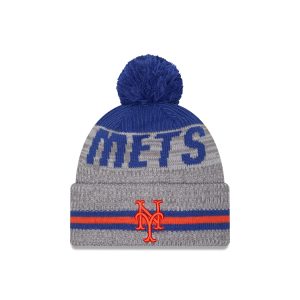 New York Mets Runner Pom Knit Hat