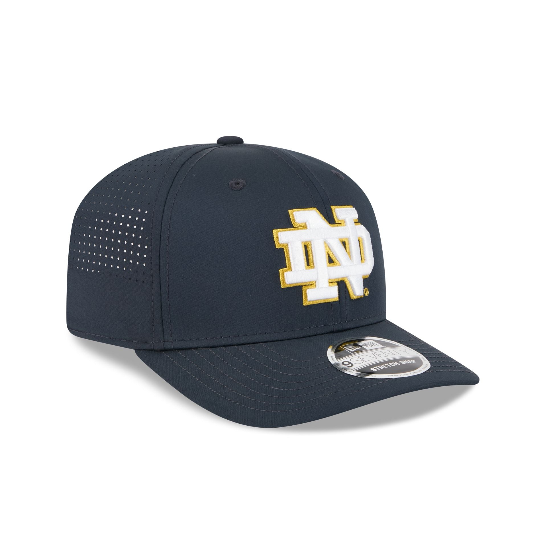 Notre Dame Fighting Irish Perform 9SEVENTY Stretch-Snap Hat - Image 3